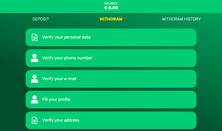 Tropic Slots withdrawal window